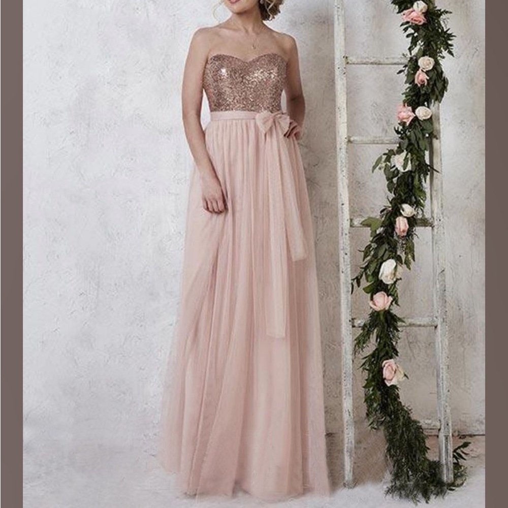 Christina Wu Celebrations Aqua Bridesmaid Dress - Picture 5 of 6